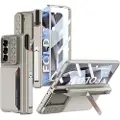 GKK Samsung Galaxy Z Fold6 magnetisk hybrid-deksel med kortholder og kameraglider - titan