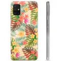 Mtp Products Samsung Galaxy A51 TPU-deksel - Rosa Blomster