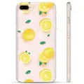 Mtp Products iPhone 7 Plus / iPhone 8 Plus TPU-deksel - Sitronmønster