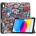 Mtp Products Tri-Fold Series iPad (2022) Smart Folio-etui - Graffiti