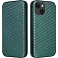 Mtp Products iPhone 15 Flip-deksel - Karbonfiber - Grønn