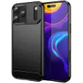 Mtp Products iPhone 17 Pro Max Børstet TPU-deksel - karbonfiber - svart