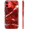 Mtp Products iPhone 12 mini TPU-deksel - Rød Marmor