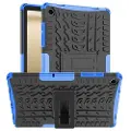 Mtp Products Samsung Galaxy Tab A9+ Anti-Slip Hybrid-deksel med Stativ - Blå / Svart