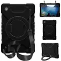 Mtp Products Samsung Galaxy Tab A8 10.5 (2021) Heavy Duty 360 Deksel med Håndrem - Svart