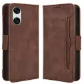 Mtp Products Sony Xperia 10 VI Lommebok-deksel med Kortholder - Brun