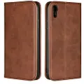 Mtp Products iPhone XR Retro Lommebok-deksel med Magnetisk Lukning - Kaffe