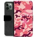 Mtp Products iPhone 11 Pro Premium Lommebok-deksel - Rosa Kamuflasje