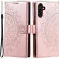 Mtp Products Samsung Galaxy A54 5G Mandala Series Lommebok-deksel - Roségull
