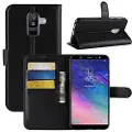 Mtp Products Samsung Galaxy A6+ (2018) Lommebok-deksel - Svart