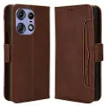 Mtp Products Motorola Edge 50 Pro Lommebok-deksel med Kortholder - Brun