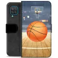 Mtp Products Samsung Galaxy A12 Premium Lommebok-deksel - Basketball