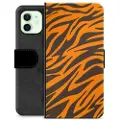 Mtp Products iPhone 12 Premium Lommebok-deksel - Tiger