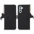 Mtp Products Samsung Galaxy S24 Lommebok-deksel i Lær med RFID - Svart