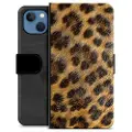 Mtp Products iPhone 13 Premium Lommebok-deksel - Leopard