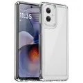 Mtp Products Motorola Moto G55 Anti-Shock Hybrid-deksel - Gjennomsiktig