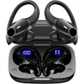 Mtp Products Sports TWS Øretelefoner IPX7 med Ladeveske T59 - HiFi - Svart