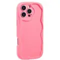 Mtp Products iPhone 16 Pro Max Candy Color Wavy TPU-deksel - Varm Rosa