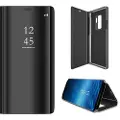Mtp Products Luxury Mirror View Samsung Galaxy S9+ Flip-deksel - Svart