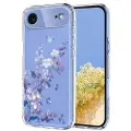 Mtp Products iPhone Air TPU-deksel med blomstermønster - Lilla