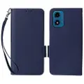 Mtp Products Motorola Moto G24 Power/G24 Lommebok-deksel med Magnetisk Lukning - Mørkeblå