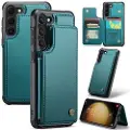 CASEME Samsung Galaxy S22+ 5G C22-etui RFID-kortlommebok - Grønn