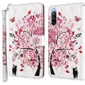 Mtp Products Wonder Sony Xperia 10 III, Xperia 10 III Lite Lommebok-deksel - Blomstrende Tre