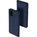 DUX Skin Pro Samsung Galaxy A51 Flip-deksel med Kortholder - Mørkeblå
