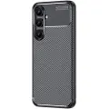 Mtp Products Samsung Galaxy S24 FE Beetle Karbonfiber TPU-Deksel - Svart