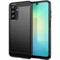 Mtp Products Samsung Galaxy A26 Børstet TPU Deksel - Karbonfiber - Svart