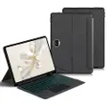 Mtp Products Honor Pad 9 Etui med Bluetooth-tastatur - Svart