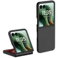 Mtp Products Motorola Razr 60 Ultra Gummiert Plastdeksel - Svart