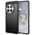 Mtp Products OnePlus 12 Børstet TPU Deksel - Karbonfiber - Svart