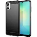 Mtp Products Samsung Galaxy A06 5G Børstet TPU-deksel - karbonfiber - svart