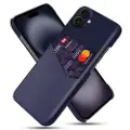 Mtp Products iPhone 17 KSQ Deksel med Kort Lomme - Blå