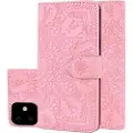 Mtp Products Mandala Series iPhone 11 Lommebok-deksel - Rosa