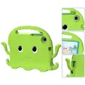 Mtp Products Samsung Galaxy Tab A7 Lite Støtsikkert Bæreveske til Barn - Blekksprut - Grønn