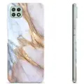 Mtp Products Samsung Galaxy A22 5G TPU-deksel - Elegant Marmor