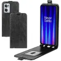 Mtp Products OnePlus Nord CE 2 5G Vertikal Flip-Deksel med Kortholder - Svart