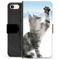 Mtp Products iPhone 7/8/SE (2020)/SE (2022) Premium Lommebok-deksel - Kat