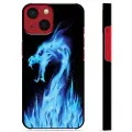 Mtp Products iPhone 13 Mini Beskyttelsesdeksel - Blå Flamme Drage