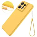 Mtp Products Motorola Edge 50 Pro Liquid Silikondeksel - Gul
