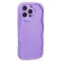 Mtp Products iPhone 16 Pro Max Candy Color Wavy TPU-deksel - Lilla