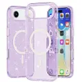 Mtp Products iPhone Air Stylish Glitter Series Hybrid-deksel - MagSafe-kompatibel - Lilla