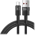 Mtp Products Essager Quick Charge 3.0 USB-C Kabel - 66W - 3m - Svart