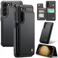 CASEME Samsung Galaxy S22+ 5G Caseme C22 etui RFID-kortlommebok - svart