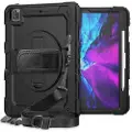 Mtp Products iPad Pro 12.9 2018/2020/2021/2022 Heavy Duty 360 Deksel med Håndrem - Svart
