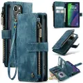 CASEME iPhone 16 Caseme C30 Multifunksjonell Lommebok-deksel - Blå