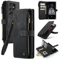 CASEME Samsung Galaxy S23 Ultra 5G Caseme 2-i-1 Multifunksjonell Lommebok-deksel - Svart