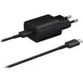 Samsung Ultra-Fast USB-C Reiselader EP-TA800XBEGWW - Bulk - Svart